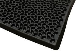 Матеріал для виготовлення автокилимків (EVA листовий) Чорний капля 140х250 см 10 мм